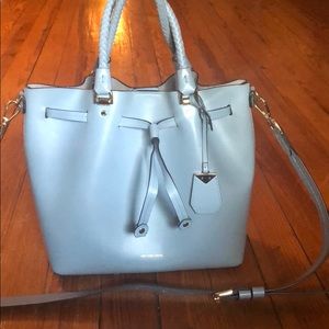 Light blue Michael Kors Bucket Purse